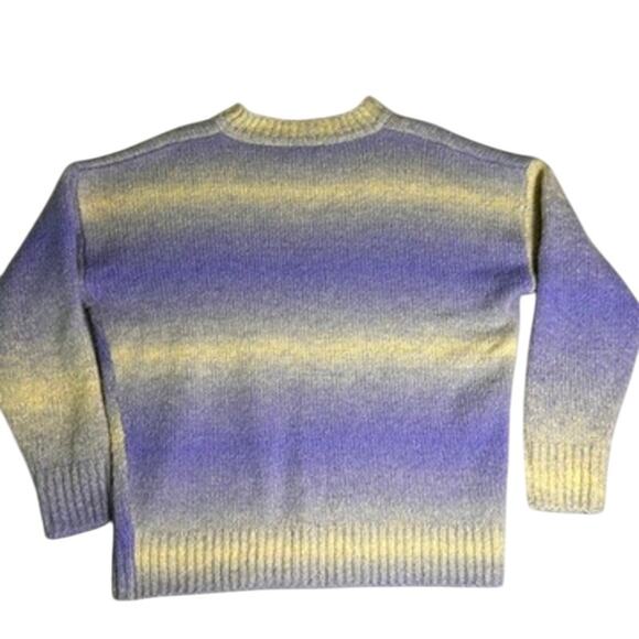 Rag & Bone Alpaca Knit Sweater Womens XS Crew Neck Ombre Striped Soft Girl - Picture 3 of 7